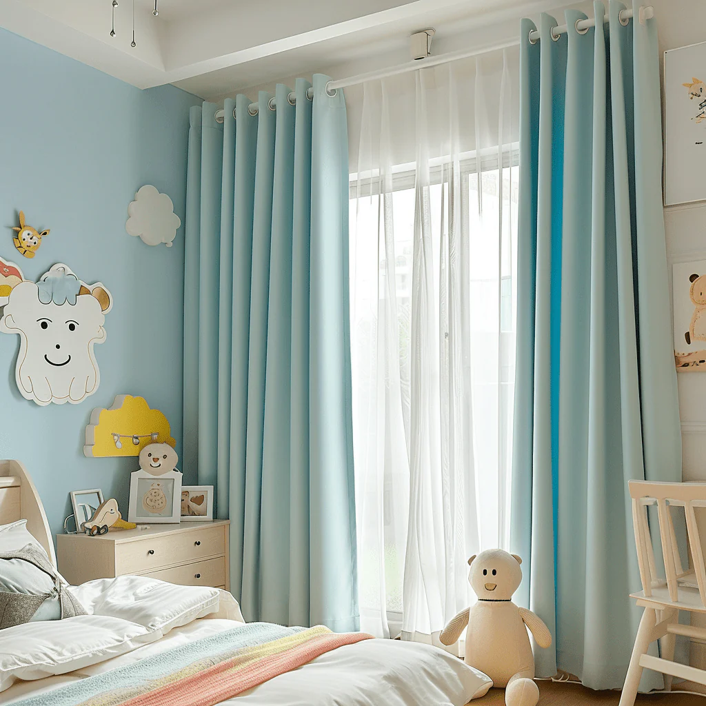 Kids room curtains