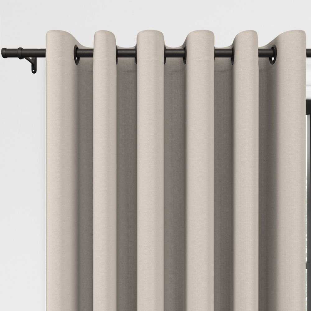 Abel Oyster Blackout Curtains for Office