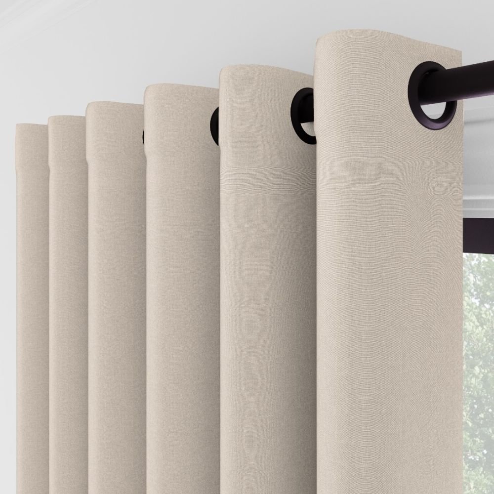 Abel Oyster Blackout Curtains for Office