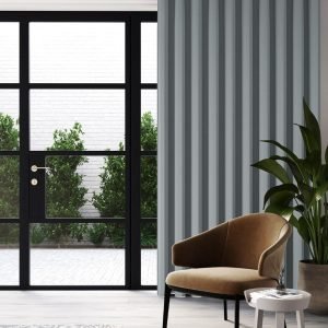 Abel Slate Premium Office Blackout Curtains