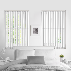 Bermuda White Vertical Blind