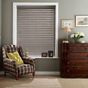 Ash Faux Wood Blind -50mm Slat