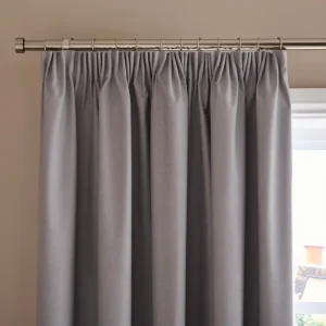Berlin Blackout Pencil Pleat Curtains