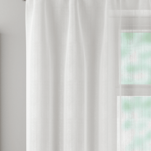 Camden Sheer White Voile Panel