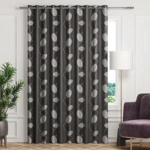Elegant Brown Grommet Curtains