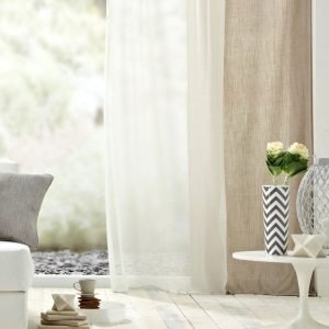 ILIV Serene Linen Mix Sheer Curtain M2M