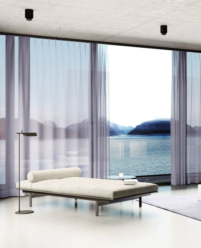 Libra Pastel Sheer FR Voile Curtain M2M