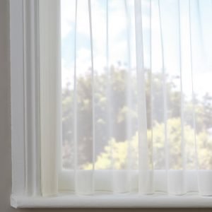 Plain Ivory Express Net Curtain