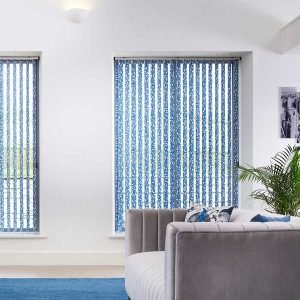 Rainsford Blue Vertical Blind