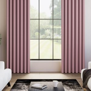 Saffron Blossom Blackout Drapes for a Bright, Modern Office Look