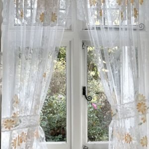 Tyrone Primrose Lace Window Set