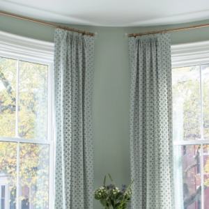 Hayes Sea Salt Custom Blue Green Curtain