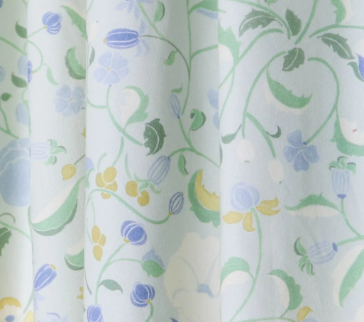 Lulie Eggshell Custom Blue Green Curtain For Kitchen