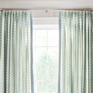 Serena Sea Salt Custom Blue Green Curtain