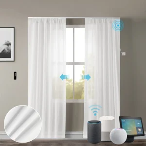 Smart Wings Motorized Drapery Sheer