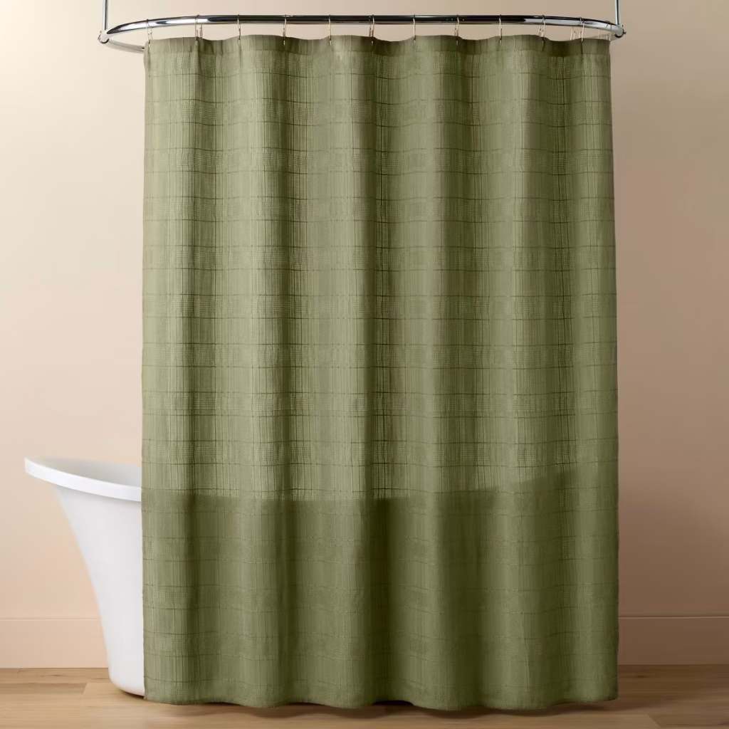 Square Pattern Shower Curtain