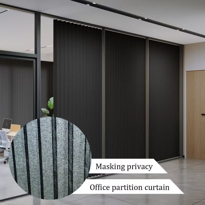 1PC Modern High-Temp Folding Privacy Curtain