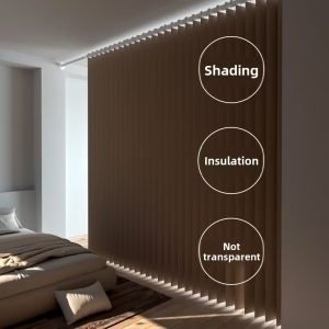 Folding Room Partition Curtain with Ball Rings