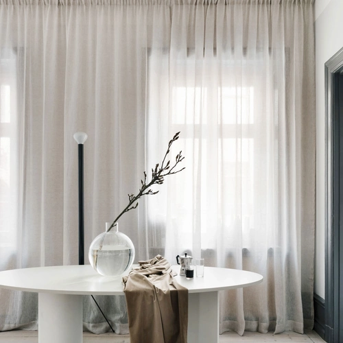Modern curtains dining room